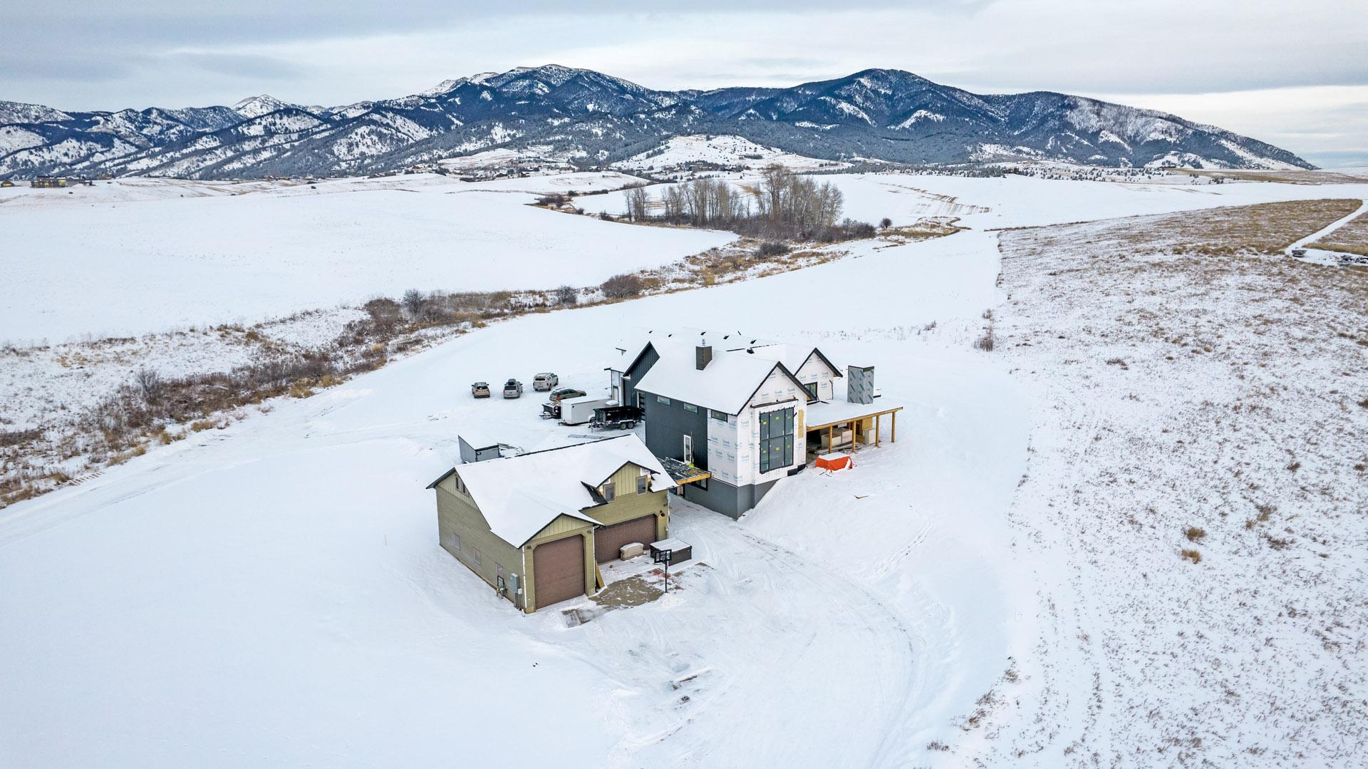 Gallatin Valley Custom Build — exterior detail view