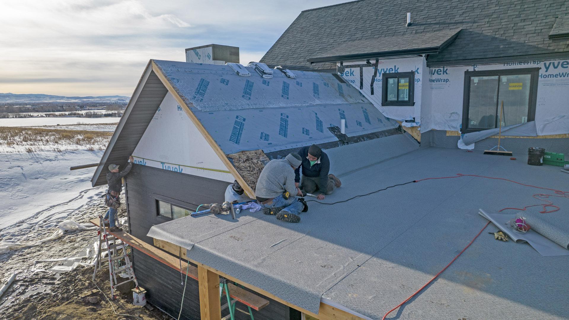 All phases of Roofing — AquaBlock Construction, Bozeman MT