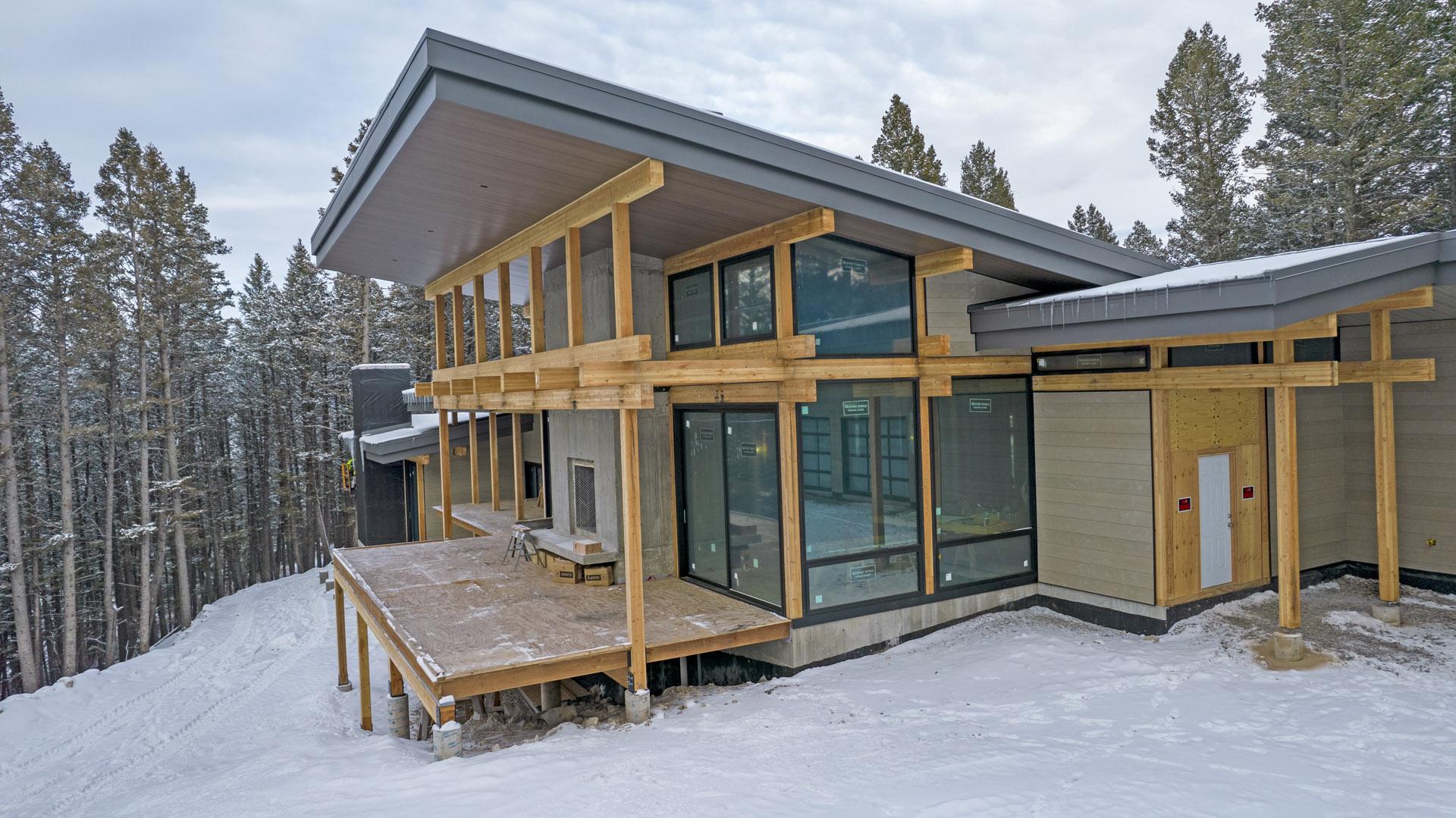 Completed AquaBlock residential project in Bozeman