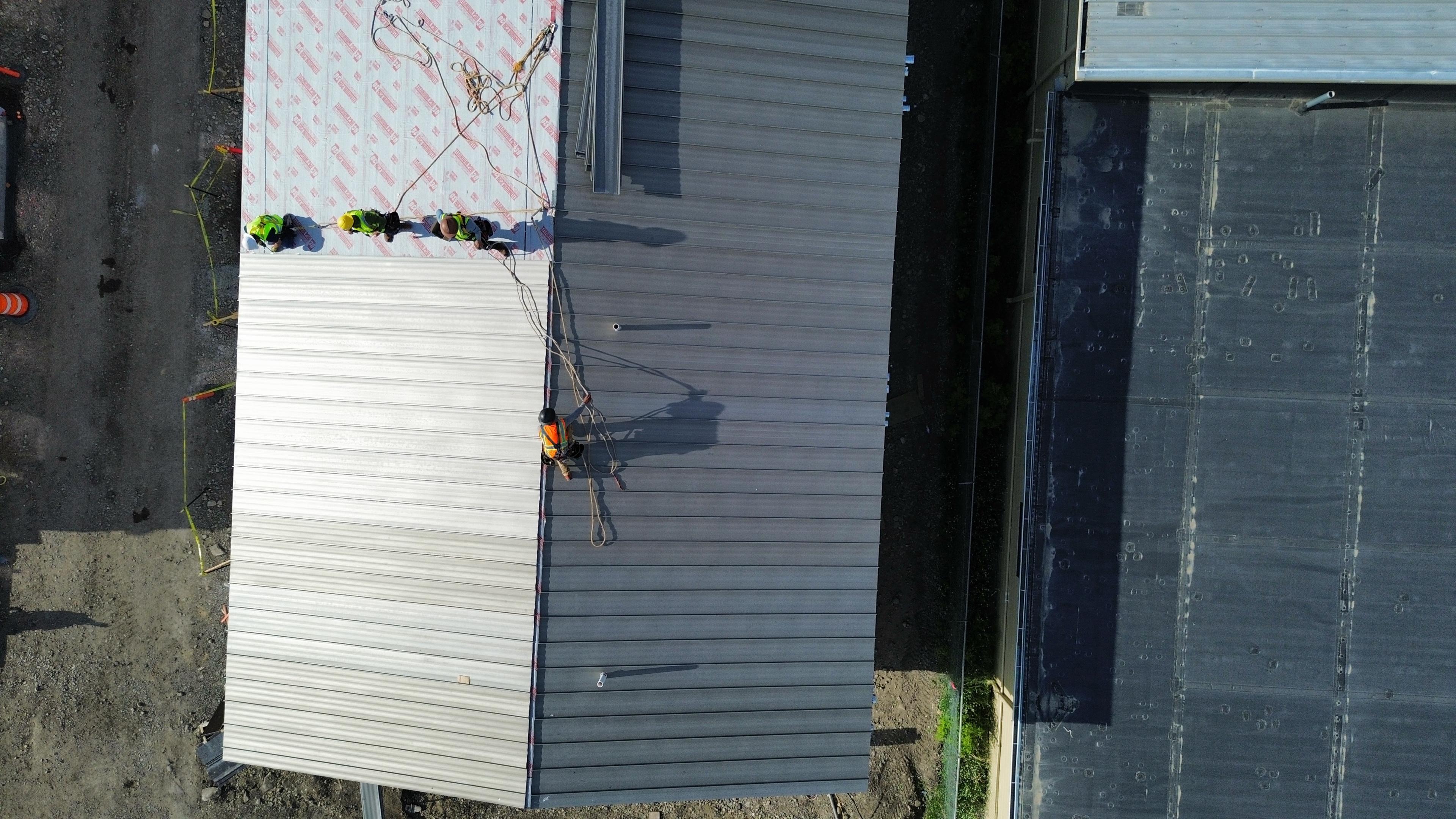 Wallace Works Roof — exterior detail view